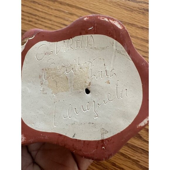 Handcrafted Ceramic Llama Figurine Mexican Folk Art Quirky Decor Desk Accessory - Picture 4 of 8